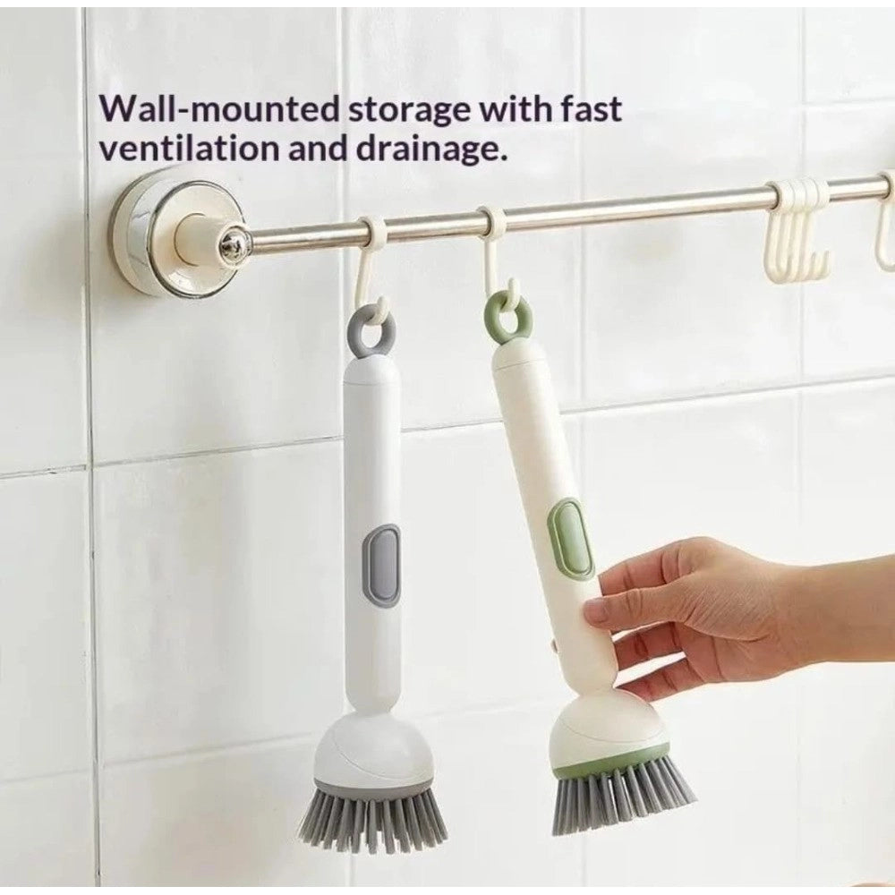 Electric Liquid Soap Dispensing Cleaning Brush - view 2