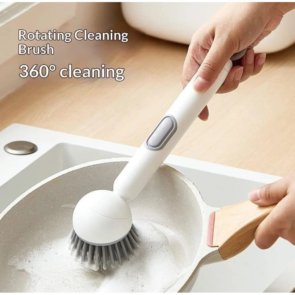 Electric Liquid Soap Dispensing Cleaning Brush - view 3